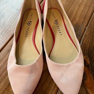 Katy Perry Collections Pink Pointed Toe Flats